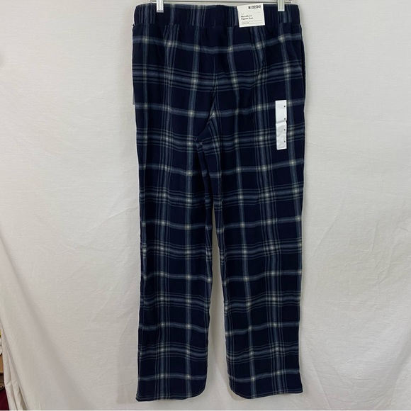 Goodfellow & Co Men's Plaid Microfleece Pajama Pants Medium Federal Blue NEW - Picture 5 of 11